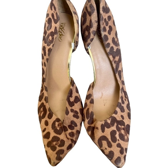 Mossimo Leopard Animal Print Heels Women’s Size 9.5 Brown - Picture 4 of 5